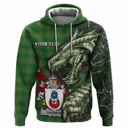 Harmon Irish Clan Hoodie Irish Roots Dragon Soul