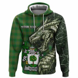 Quirke Irish Clan Hoodie Irish Roots Dragon Soul