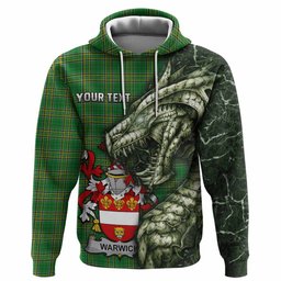 Warwick Irish Clan Hoodie Irish Roots Dragon Soul