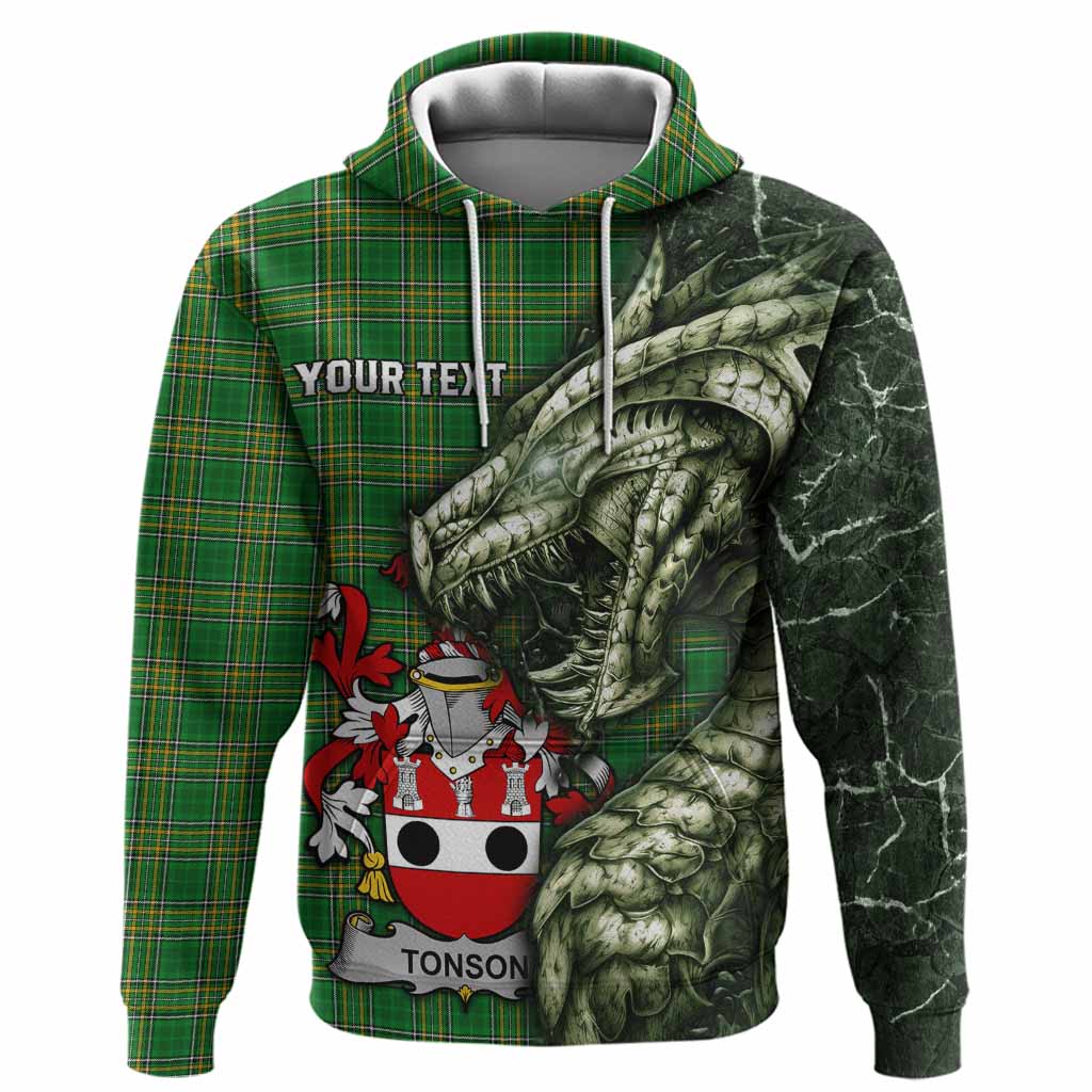 Tonson Irish Clan Hoodie Irish Roots Dragon Soul