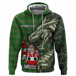 Tonson Irish Clan Hoodie Irish Roots Dragon Soul