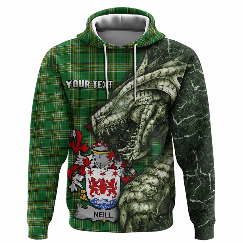 Neill Irish Clan Hoodie Irish Roots Dragon Soul