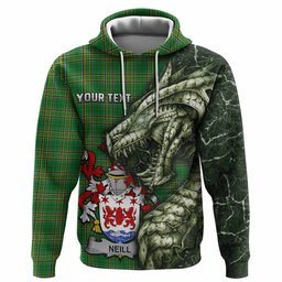 Neill Irish Clan Hoodie Irish Roots Dragon Soul