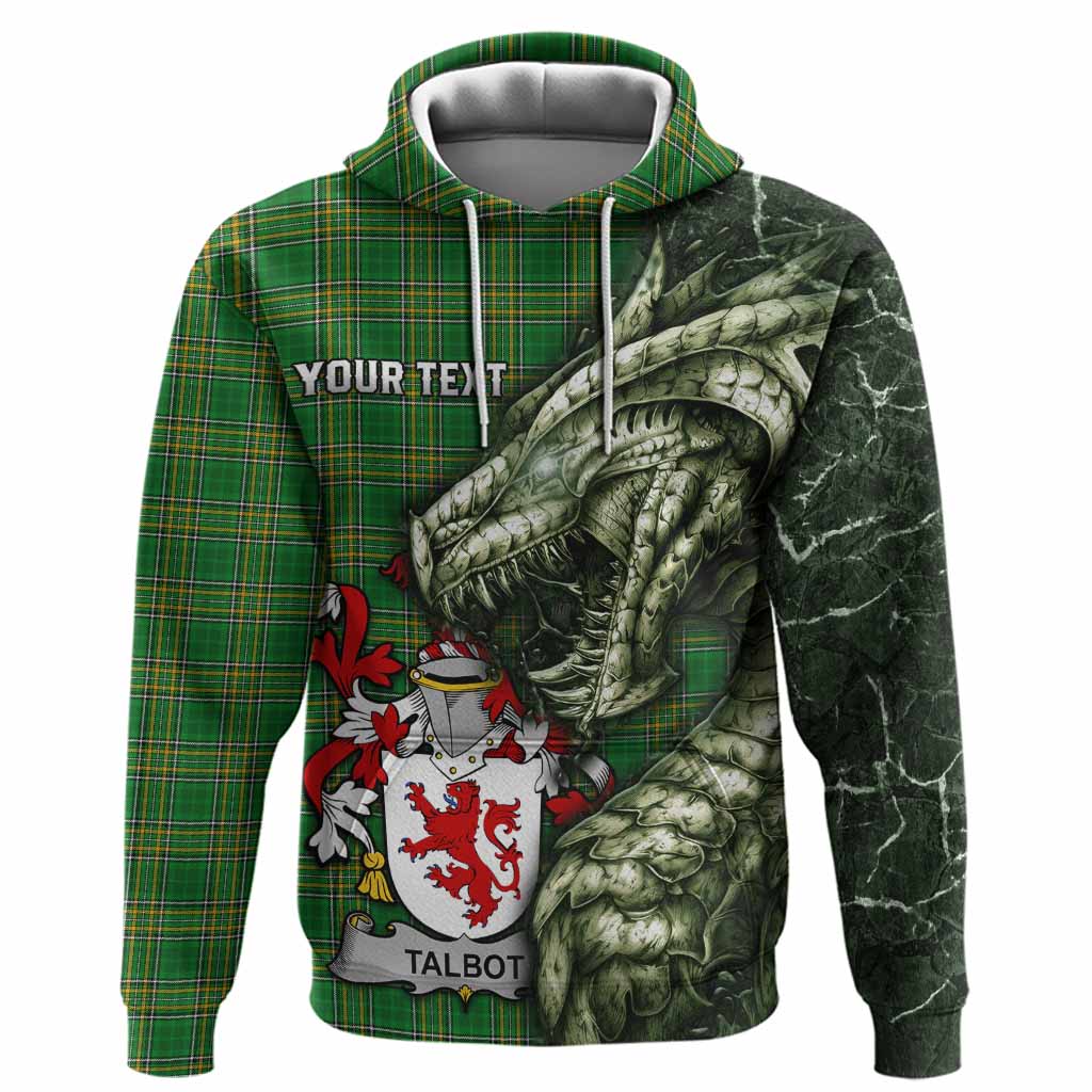 Talbot Irish Clan Hoodie Irish Roots Dragon Soul