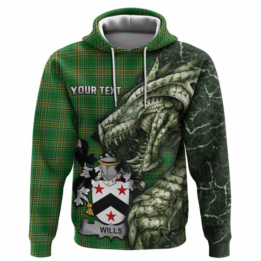Wills Irish Clan Hoodie Irish Roots Dragon Soul
