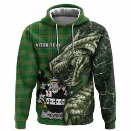 Newsom Irish Clan Hoodie Irish Roots Dragon Soul