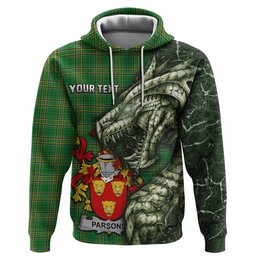 Parsons Irish Clan Hoodie Irish Roots Dragon Soul