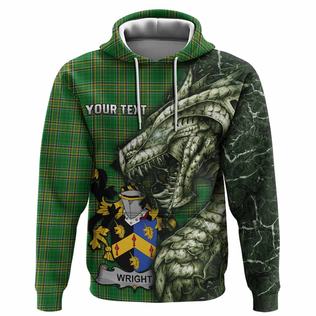Wright Irish Clan Hoodie Irish Roots Dragon Soul