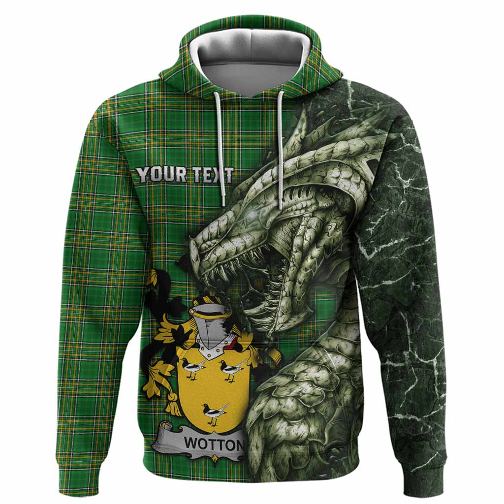 Wotton Irish Clan Hoodie Irish Roots Dragon Soul