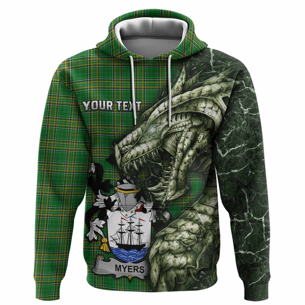 Myers Irish Clan Hoodie Irish Roots Dragon Soul