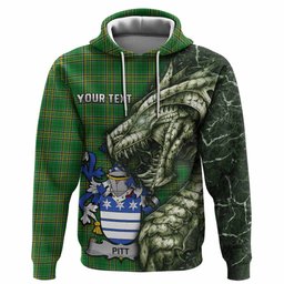 Pitt Irish Clan Hoodie Irish Roots Dragon Soul