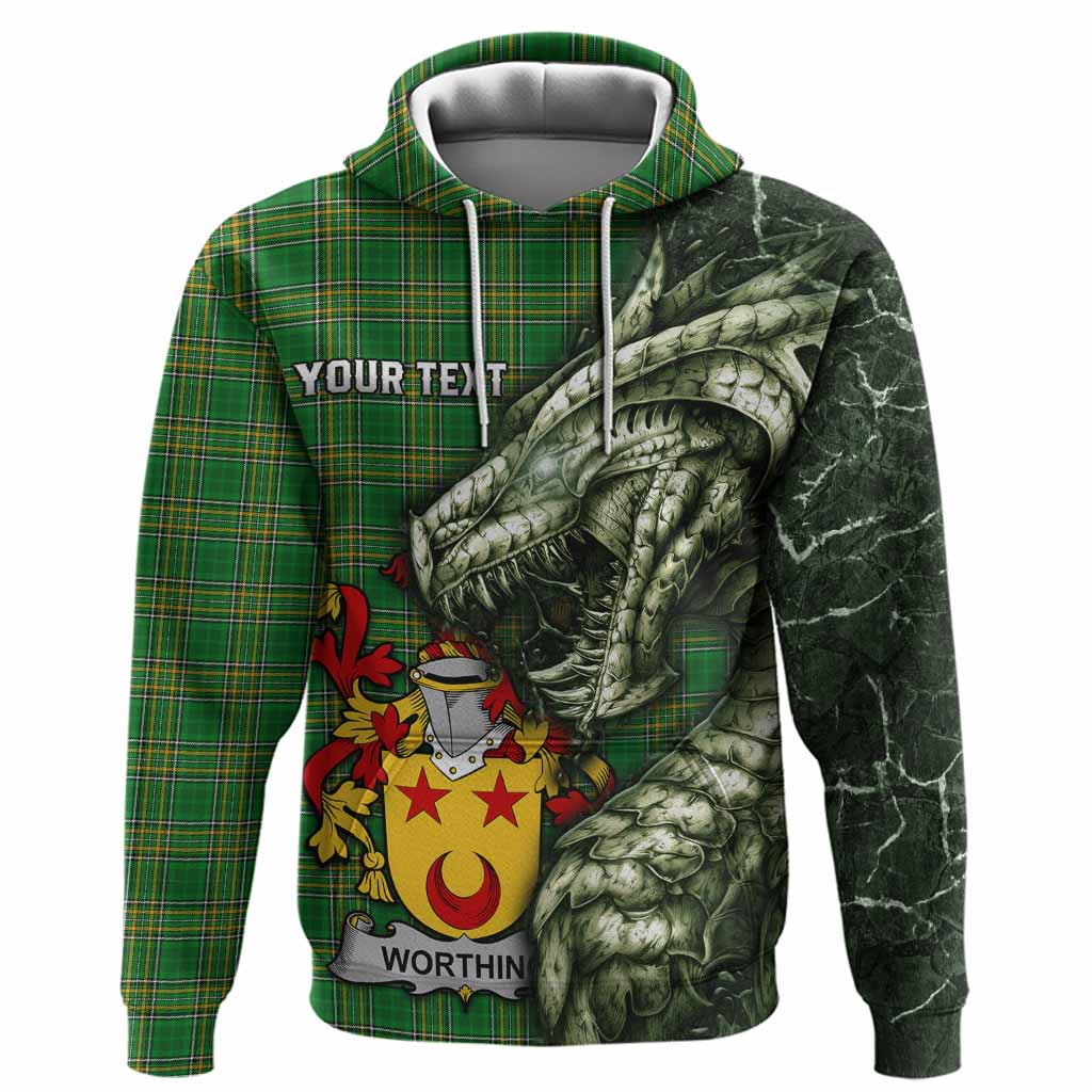 Worthing Irish Clan Hoodie Irish Roots Dragon Soul