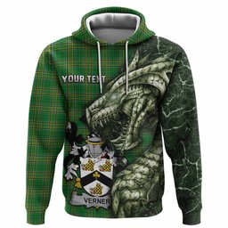 Verner Irish Clan Hoodie Irish Roots Dragon Soul