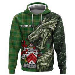 Singleton Irish Clan Hoodie Irish Roots Dragon Soul