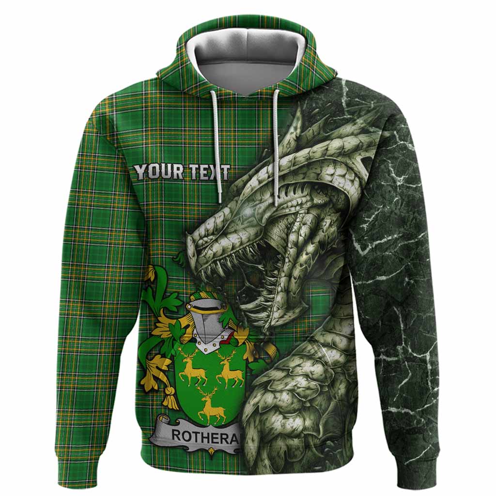 Rotheram Irish Clan Hoodie Irish Roots Dragon Soul