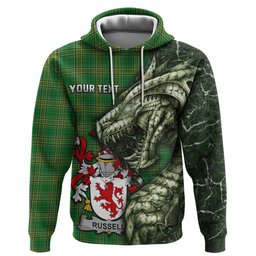 Russell Irish Clan Hoodie Irish Roots Dragon Soul