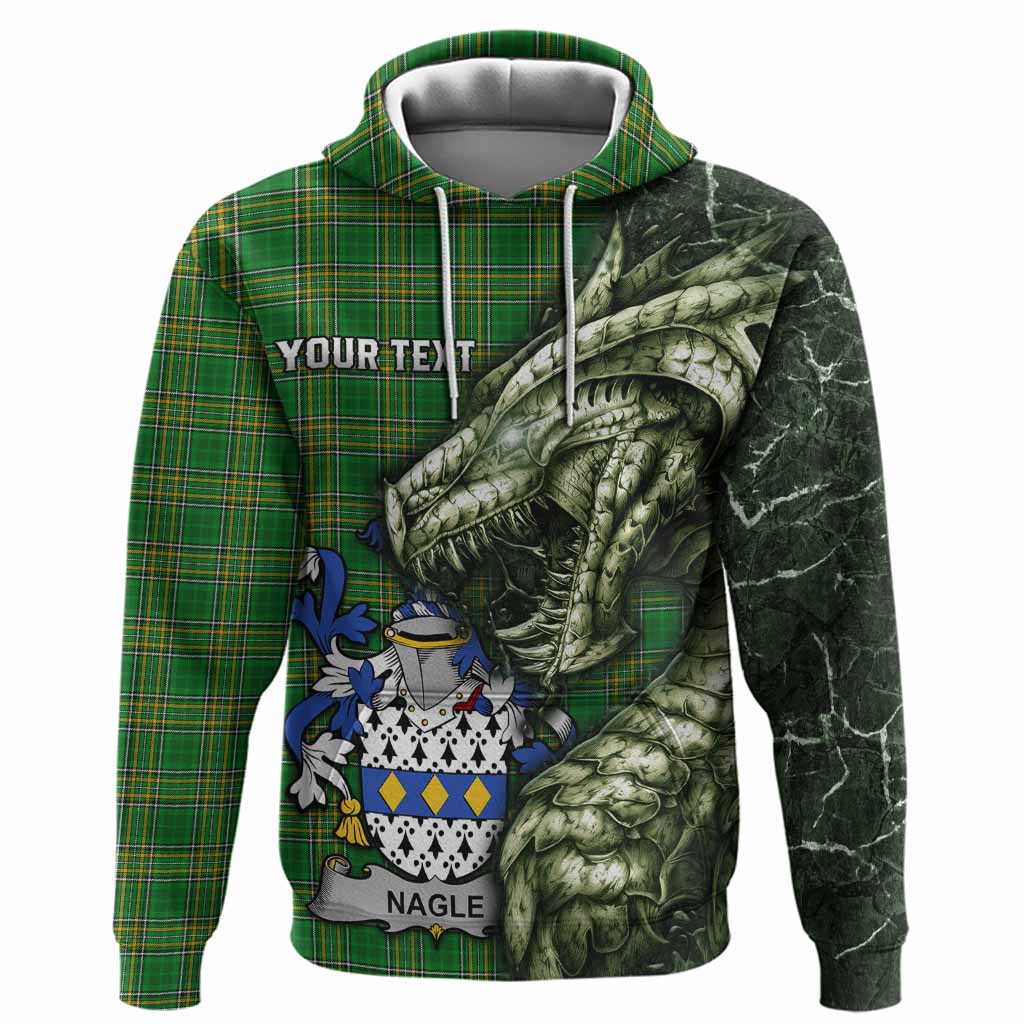 Nagle Irish Clan Hoodie Irish Roots Dragon Soul