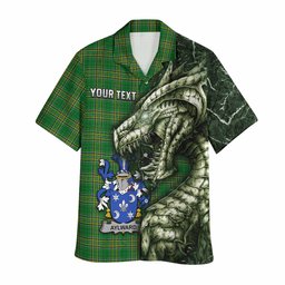 Aylward Irish Clan Hawaiian Shirt Irish Roots Dragon Soul