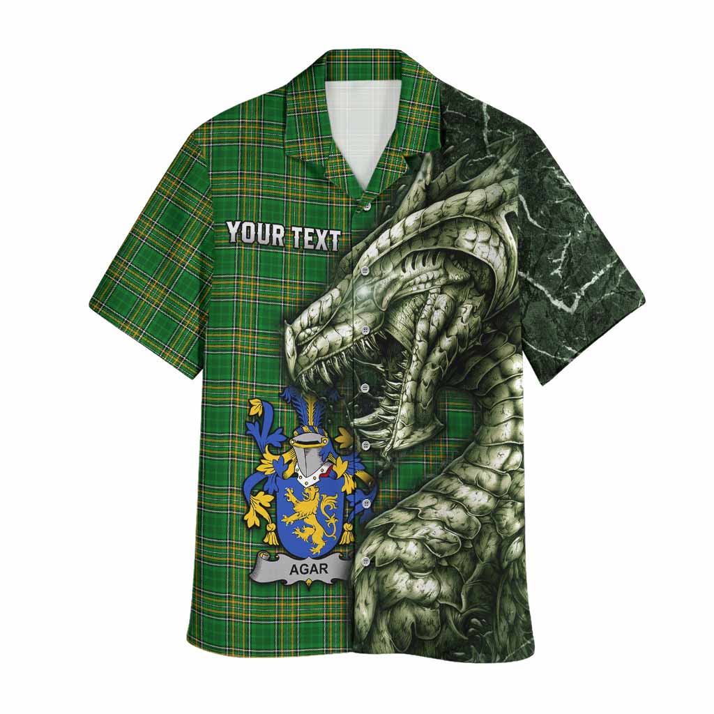 Agar Irish Clan Hawaiian Shirt Irish Roots Dragon Soul