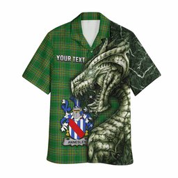 Annesley Irish Clan Hawaiian Shirt Irish Roots Dragon Soul