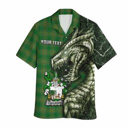 Callaghan Irish Clan Hawaiian Shirt Irish Roots Dragon Soul