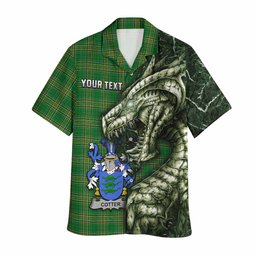 Cotter Irish Clan Hawaiian Shirt Irish Roots Dragon Soul