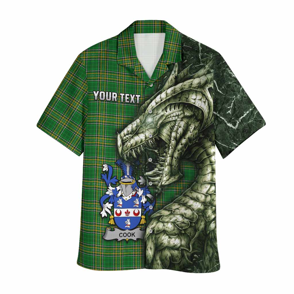 Cook Irish Clan Hawaiian Shirt Irish Roots Dragon Soul