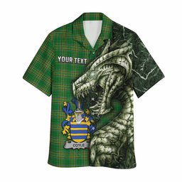 Coyle Irish Clan Hawaiian Shirt Irish Roots Dragon Soul