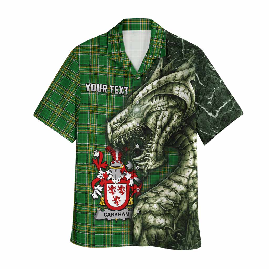 Carkham Irish Clan Hawaiian Shirt Irish Roots Dragon Soul