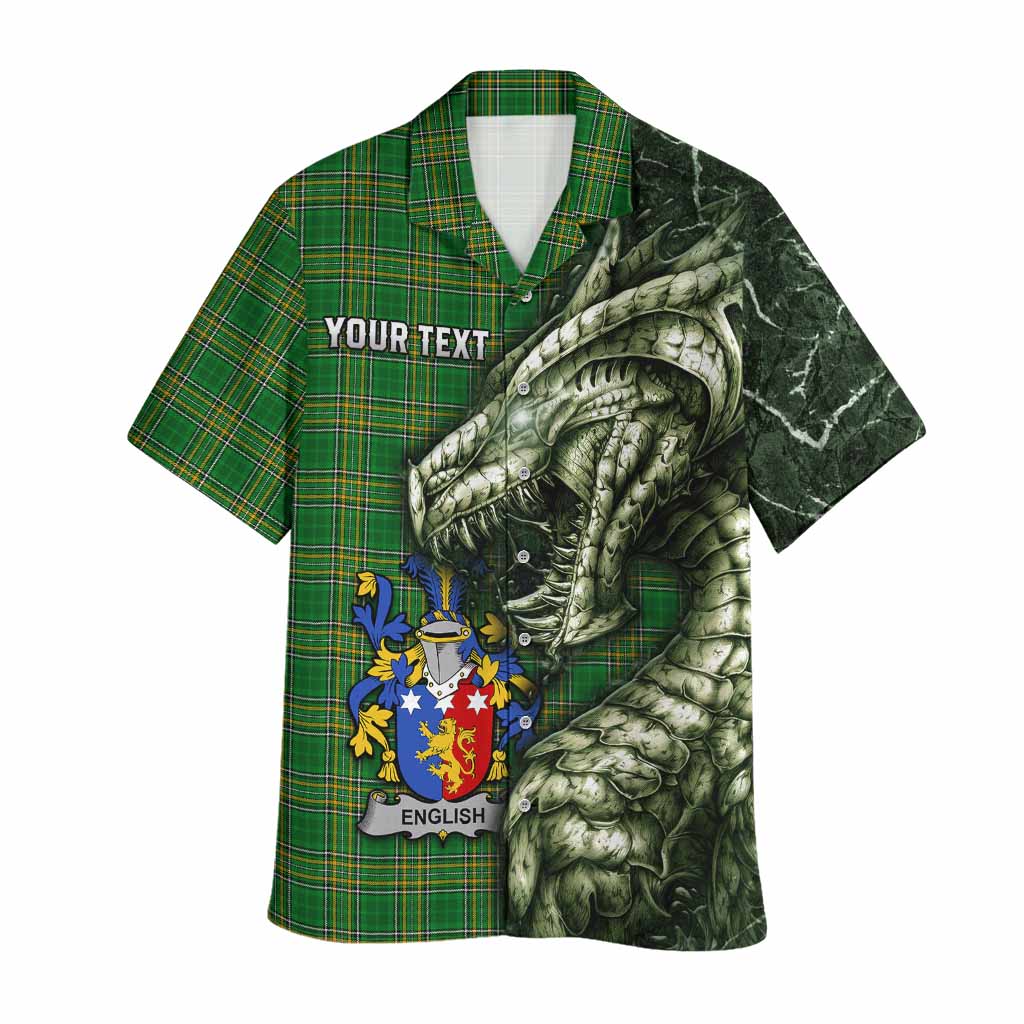 English Irish Clan Hawaiian Shirt Irish Roots Dragon Soul