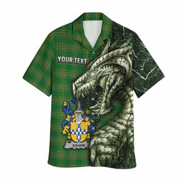 Exham Irish Clan Hawaiian Shirt Irish Roots Dragon Soul
