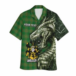 Giles Irish Clan Hawaiian Shirt Irish Roots Dragon Soul
