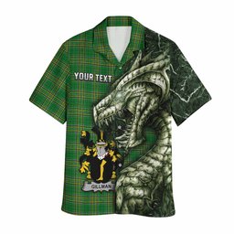 Gillman Irish Clan Hawaiian Shirt Irish Roots Dragon Soul