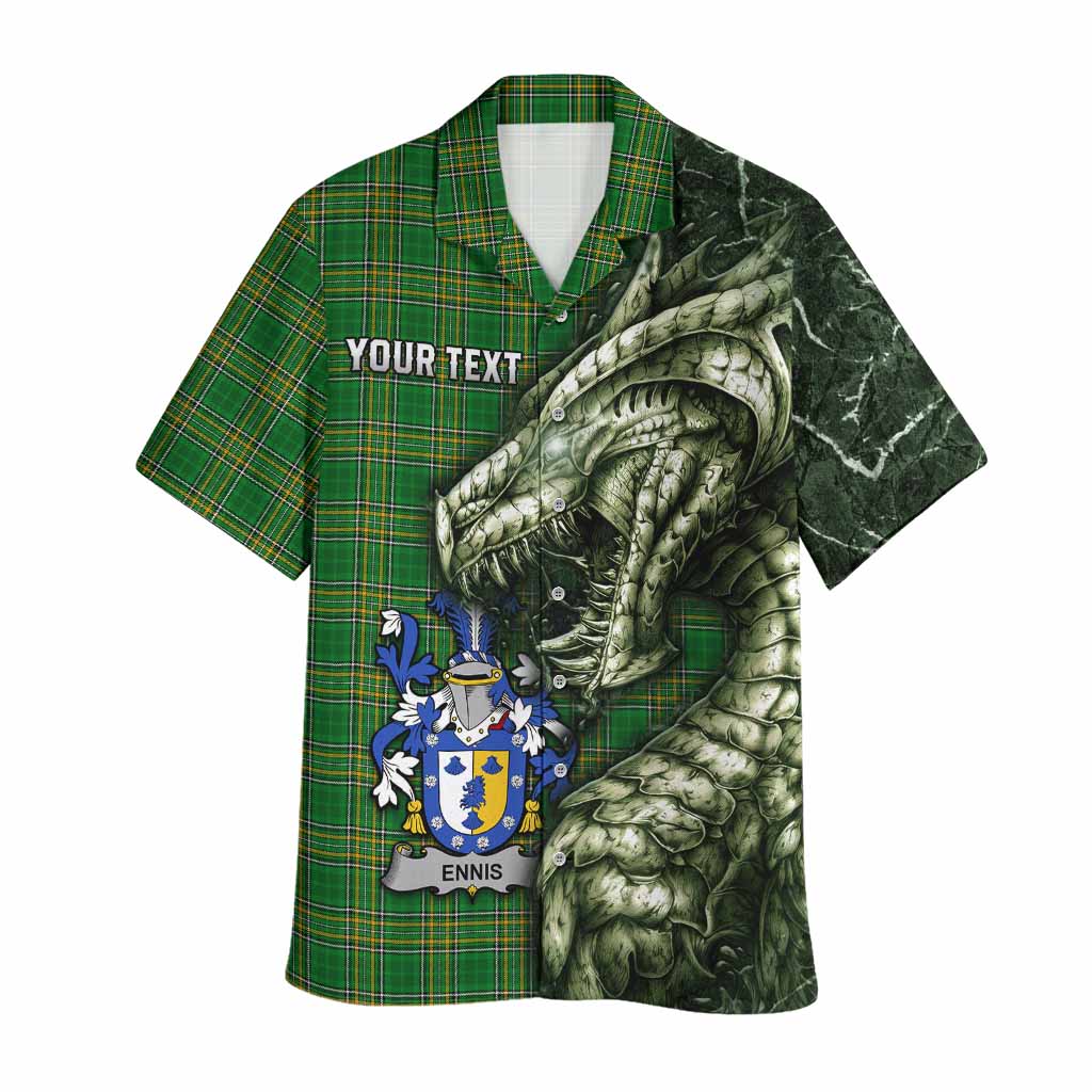 Ennis Irish Clan Hawaiian Shirt Irish Roots Dragon Soul
