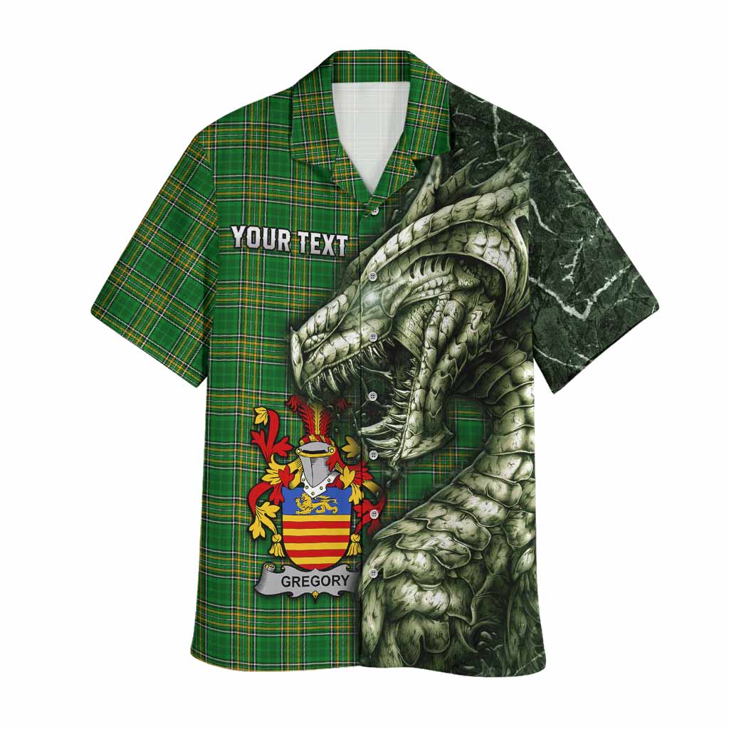 Gregory Irish Clan Hawaiian Shirt Irish Roots Dragon Soul