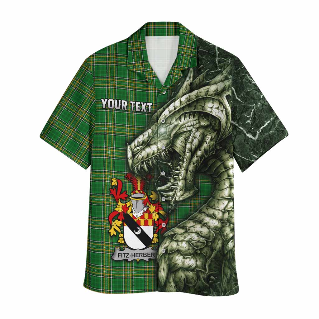 Fitz-Herbert Irish Clan Hawaiian Shirt Irish Roots Dragon Soul