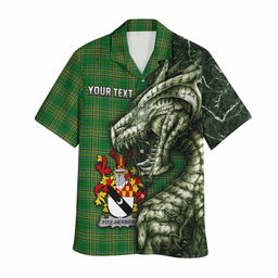 Fitz-Herbert Irish Clan Hawaiian Shirt Irish Roots Dragon Soul