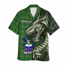 Dolan Irish Clan Hawaiian Shirt Irish Roots Dragon Soul
