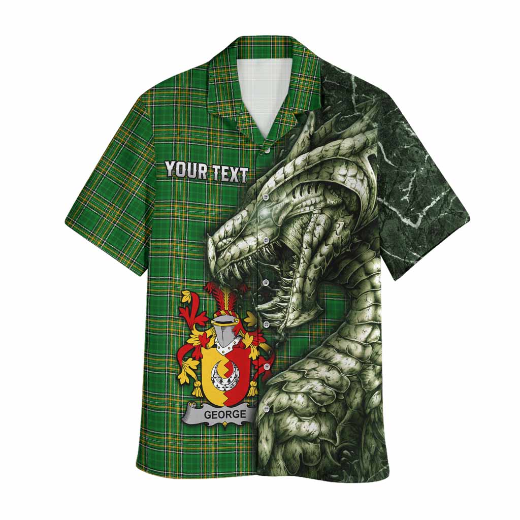George Irish Clan Hawaiian Shirt Irish Roots Dragon Soul
