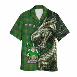Hanlon Irish Clan Hawaiian Shirt Irish Roots Dragon Soul