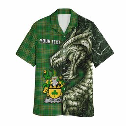 Grehan Irish Clan Hawaiian Shirt Irish Roots Dragon Soul