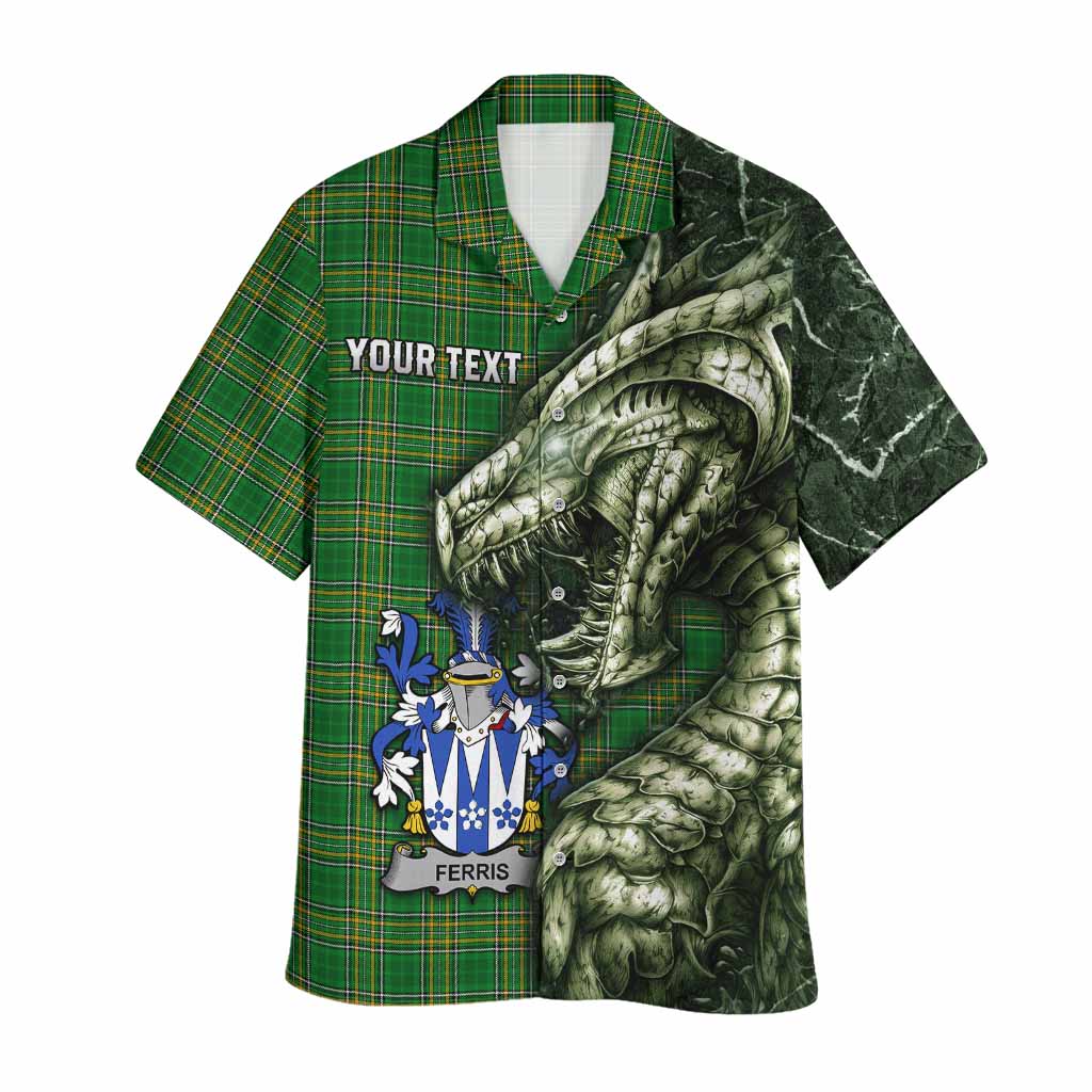 Ferris Irish Clan Hawaiian Shirt Irish Roots Dragon Soul
