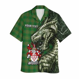 Fitz-Roe Irish Clan Hawaiian Shirt Irish Roots Dragon Soul
