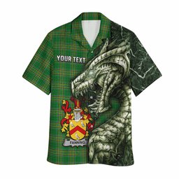 Fanning Irish Clan Hawaiian Shirt Irish Roots Dragon Soul