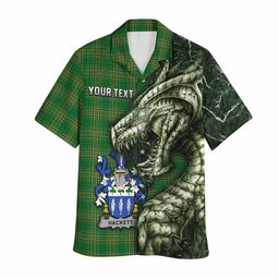 Hackett Irish Clan Hawaiian Shirt Irish Roots Dragon Soul