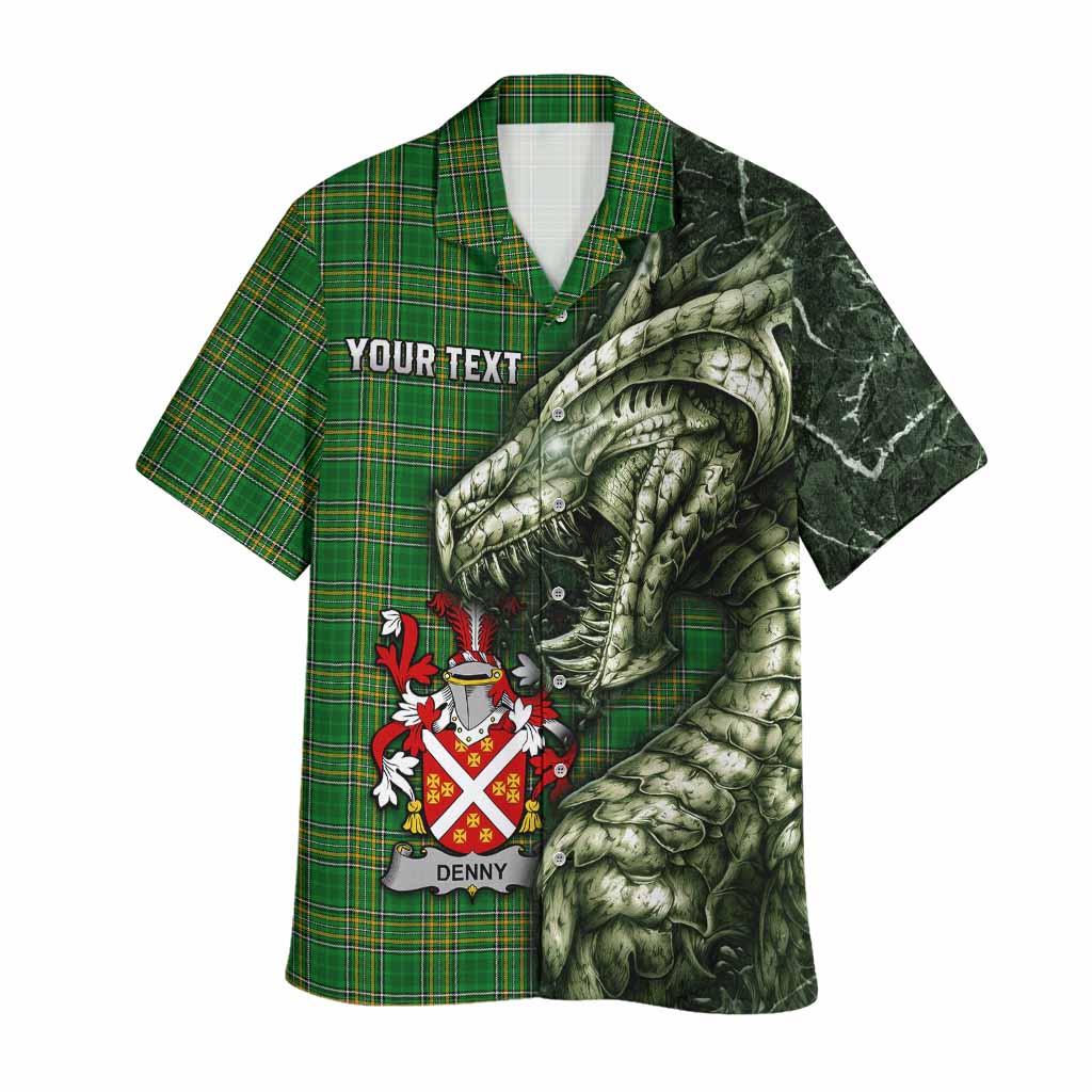 Denny Irish Clan Hawaiian Shirt Irish Roots Dragon Soul