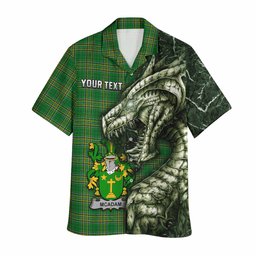 McAdam Irish Clan Hawaiian Shirt Irish Roots Dragon Soul