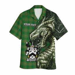 Maunsell Irish Clan Hawaiian Shirt Irish Roots Dragon Soul