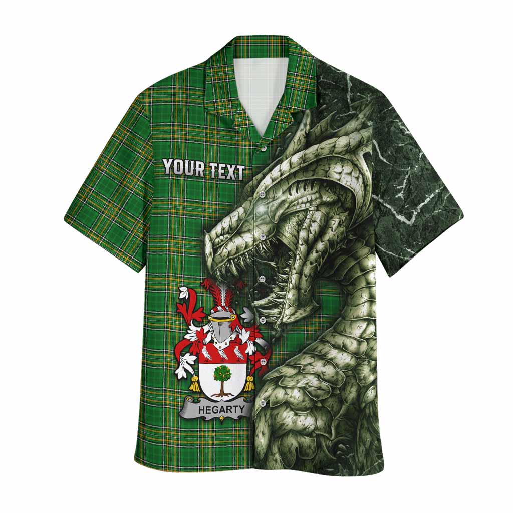 Hegarty Irish Clan Hawaiian Shirt Irish Roots Dragon Soul