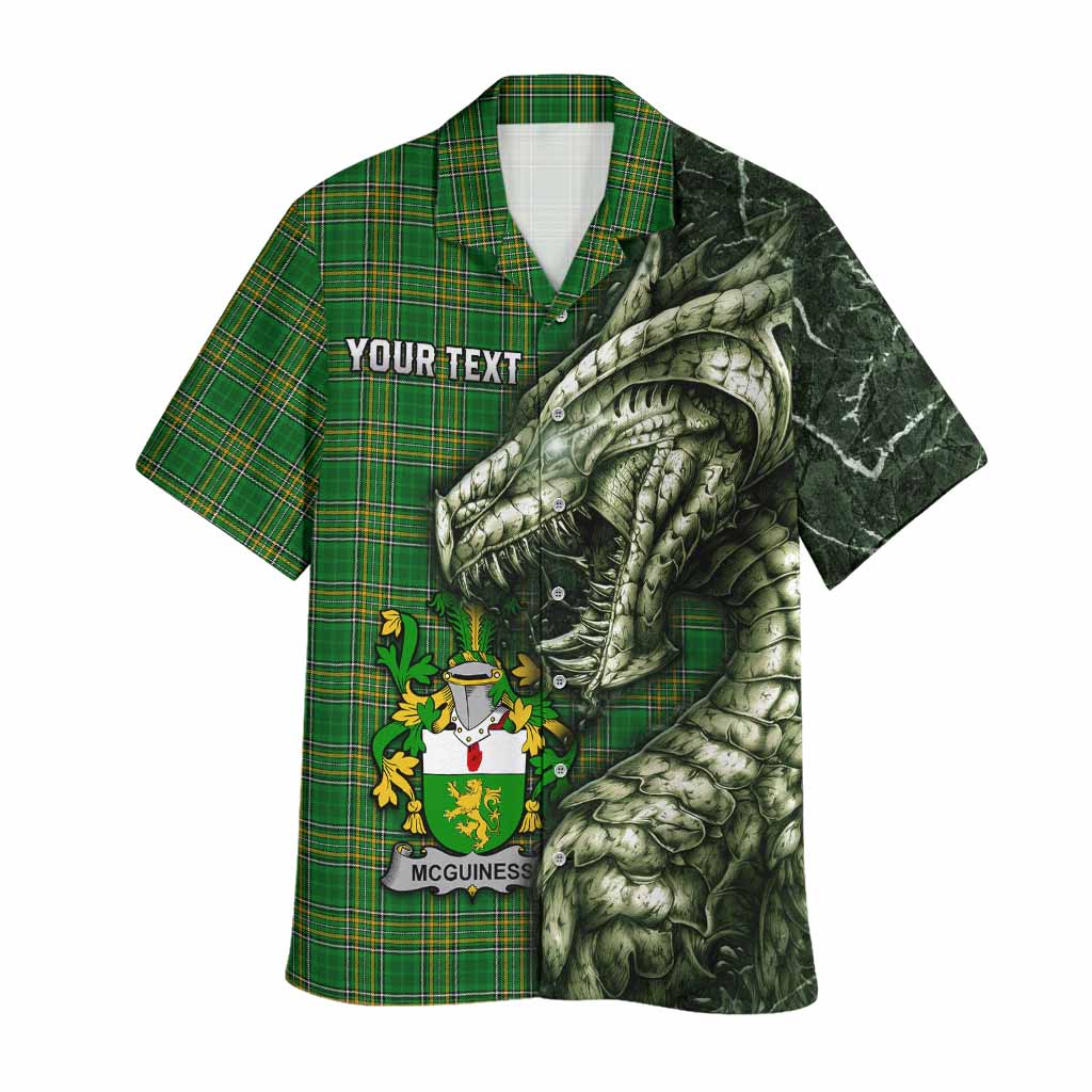 McGuiness Irish Clan Hawaiian Shirt Irish Roots Dragon Soul